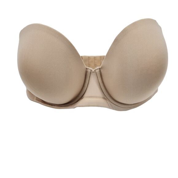 Wacoal Red Carpet Full Figure Underwire Full Coverage Strapless Bra Size 34DDD - Picture 2 of 5